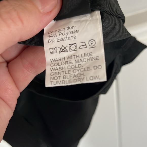 Shein curve black ruched bodycon dress size 0X - Picture 4 of 5